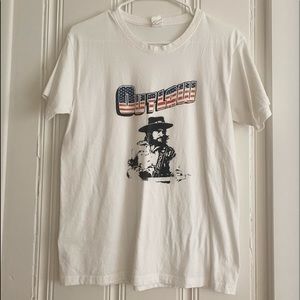 white outlaw t-shirt